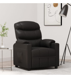 Fauteuil inclinable Noir Similicuir