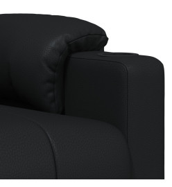 Fauteuil inclinable Noir Similicuir