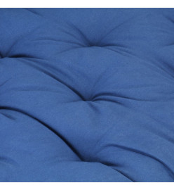 Coussin de plancher de palette Coton 120x40x7 cm Bleu clair