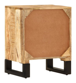 Table de chevet 40 x 30 x 50 cm Bois de manguier massif