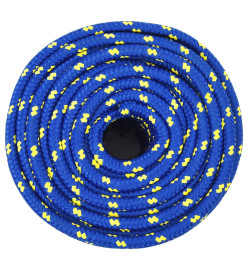 Corde de bateau Bleu 14 mm 100 m Polypropylène