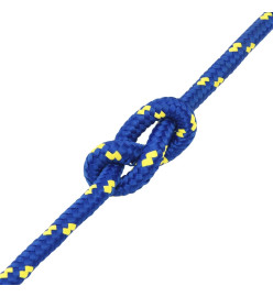 Corde de bateau Bleu 14 mm 100 m Polypropylène