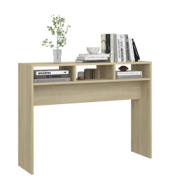 Table console Chêne sonoma 105x30x80 cm Aggloméré