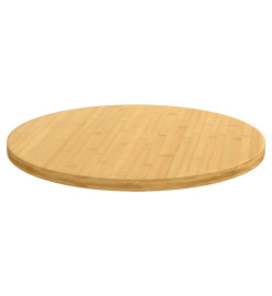 Dessus de table Ø80x2,5 cm bambou