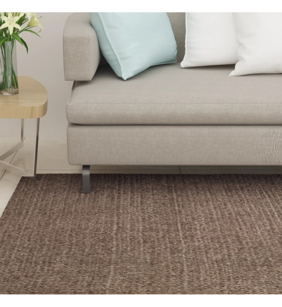 Tapis en sisal pour griffoir marron 66 x 250 cm