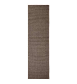 Tapis en sisal pour griffoir marron 100x350 cm