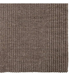 Tapis en sisal pour griffoir marron 100x350 cm