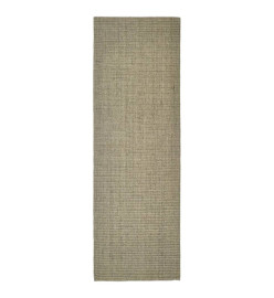 Tapis en sisal pour griffoir taupe 66x200 cm