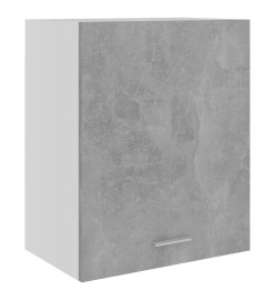 Armoire suspendue Gris béton 50x31x60 cm Aggloméré