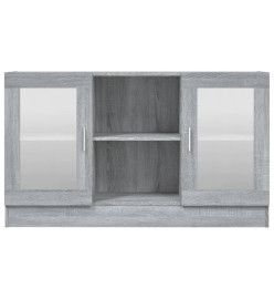 Armoire à vitrine Sonoma gris 120x30,5x70 cm Bois d'ingénierie