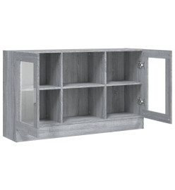 Armoire à vitrine Sonoma gris 120x30,5x70 cm Bois d'ingénierie