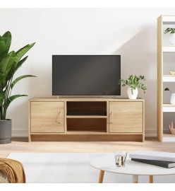 Meuble TV chêne sonoma 102x30x37,5 cm bois d'ingénierie