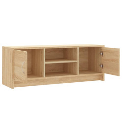 Meuble TV chêne sonoma 102x30x37,5 cm bois d'ingénierie