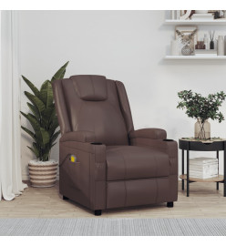 Fauteuil de massage Marron Similicuir