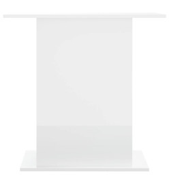 Support pour aquarium blanc brillant 36x75x72,5 cm