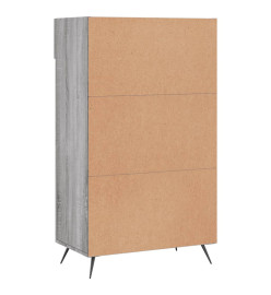 Armoire à chaussures sonoma gris 60x35x105 cm bois d'ingénierie