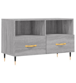 Meuble TV Sonoma gris 80x36x50 cm Bois d'ingénierie