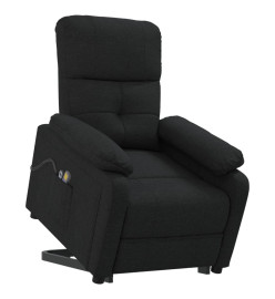 Fauteuil de massage Noir Tissu