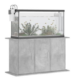 Support pour aquarium gris béton 101x41x58 cm bois d'ingénierie