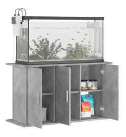 Support pour aquarium gris béton 101x41x58 cm bois d'ingénierie