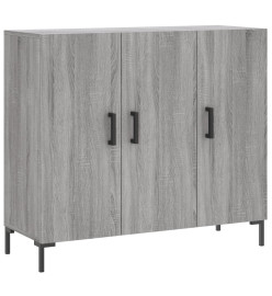 Buffet sonoma gris 90x34x80 cm bois d'ingénierie