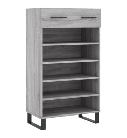 Armoire à chaussures sonoma gris 60x35x105 cm bois d'ingénierie