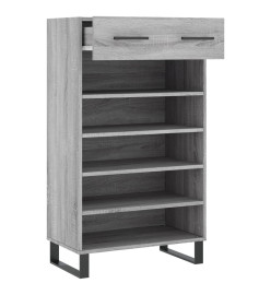 Armoire à chaussures sonoma gris 60x35x105 cm bois d'ingénierie