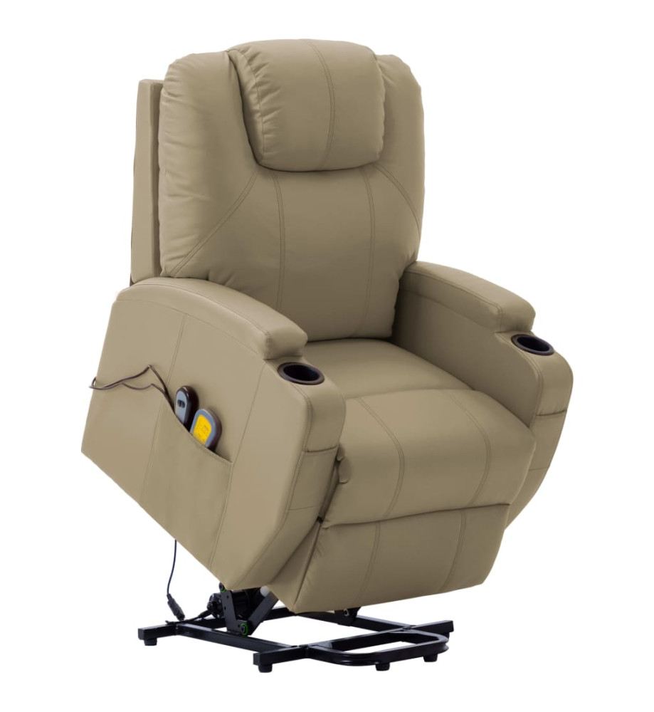 Fauteuil de massage Cappuccino Similicuir