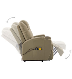 Fauteuil de massage Cappuccino Similicuir