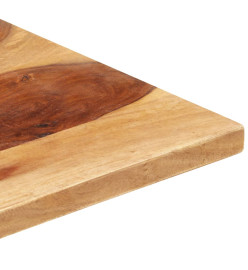 Dessus de table Bois solide 25-27 mm 60x60 cm