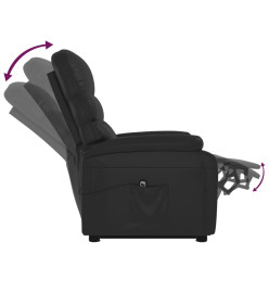 Fauteuil Noir Similicuir