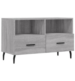 Meuble TV Sonoma gris 80x36x50 cm Bois d'ingénierie