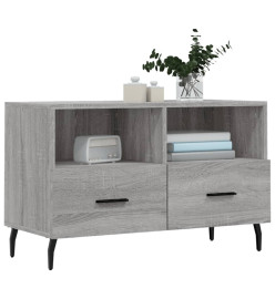 Meuble TV Sonoma gris 80x36x50 cm Bois d'ingénierie