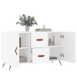 Buffet blanc 100x36x60 cm bois d'ingénierie