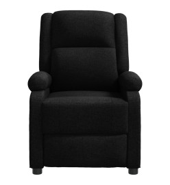 Fauteuil inclinable Noir Tissu