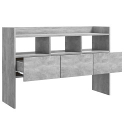 Buffet Gris béton 105x30x70 cm Aggloméré