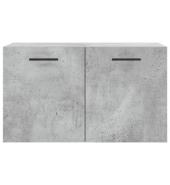 Armoire murale Gris béton 60x36,5x35 cm Bois d'ingénierie