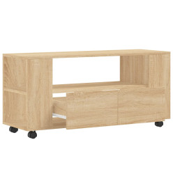 Meubles TV chêne sonoma 102x34,5x43 cm bois d'ingénierie