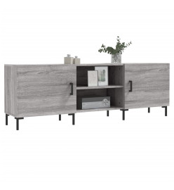 Meuble TV sonoma gris 150x30x50 cm bois d'ingénierie