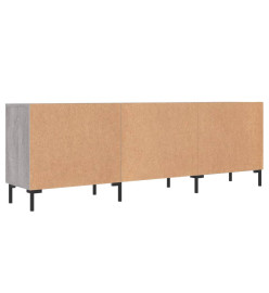 Meuble TV sonoma gris 150x30x50 cm bois d'ingénierie