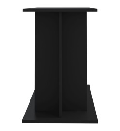 Support pour aquarium noir 100x40x60 cm bois d'ingénierie