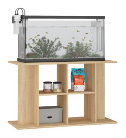 Support d'aquarium chêne sonoma 100x40x60cm bois d'ingénierie