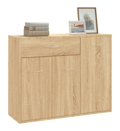 Buffet Chêne sonoma 88x30x70 cm Aggloméré
