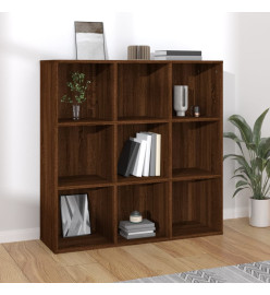 Armoire à livres Chêne marron 98x30x98 cm