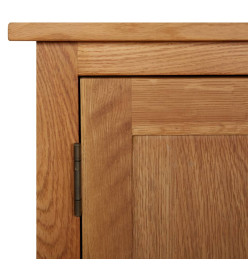 Armoire 70x35x75 cm Bois de chêne massif