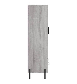 Buffet haut sonoma gris 69,5x31x115 cm bois d'ingénierie