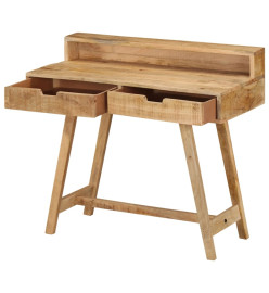 Bureau 100x45x90 cm Bois de manguier brut solide