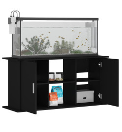 Support pour aquarium noir 121x41x58 cm bois d'ingénierie