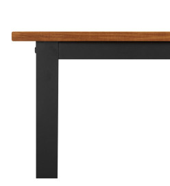 Table de jardin et pieds en forme de U 160x80x75 cm bois acacia