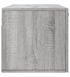 Armoire murale sonoma gris 100x36,5x35 cm bois d'ingénierie